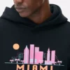 Hanorac cu silueta orașului Miami Hanorac cu silueta orașului Miami