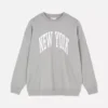 Hanorac oversized cu imprimeu din New York