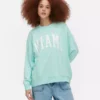Hanorac oversized cu inscripția „Miami” Hanorac oversized cu inscripția „Miami”