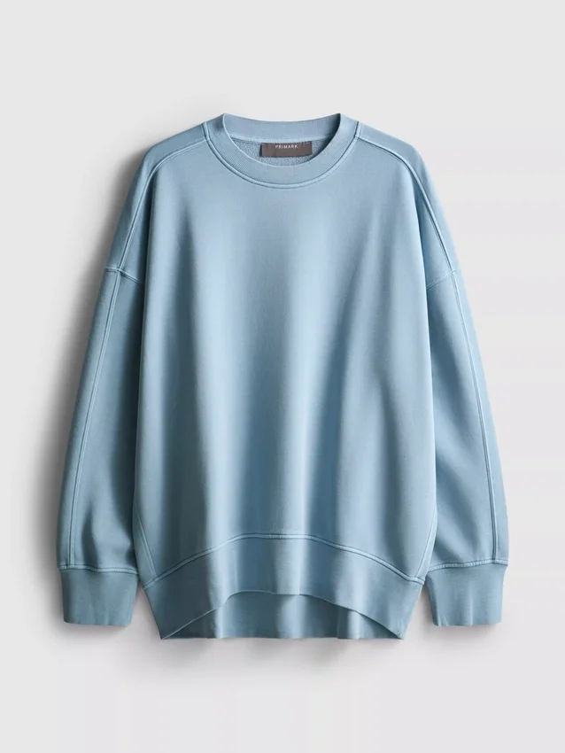 Hanorac oversized cu umeri coborâți Hanorac oversized cu umeri coborâți