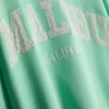 Hanorac oversized din bumbac cu model Malibu