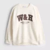 Hanorac oversized din bumbac cu procent ridicat, pentru clubul de alergare Hanorac oversized din bumbac cu procent ridicat, pentru clubul de alergare