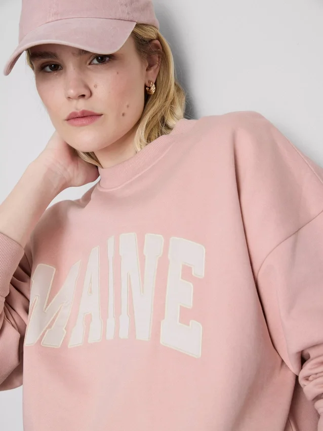 Hanorac oversized din bumbac din Maine Hanorac oversized din bumbac din Maine