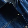 Jachetă din denim cu buzunare aplicate din bumbac Jachetă din denim cu buzunare aplicate din bumbac