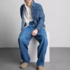 Jachetă din denim în stil trucker Jachetă din denim în stil trucker