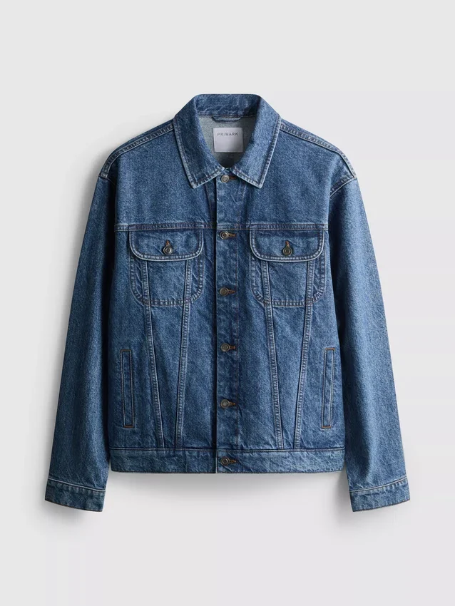 Jachetă din denim în stil trucker Jachetă din denim în stil trucker