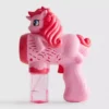 Jucărie pistol cu bule în formă de unicorn