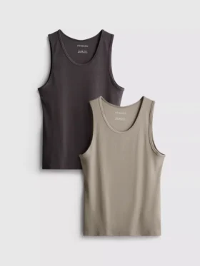 Maiou cu croială slim fit, cu nervuri