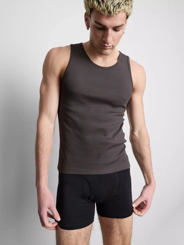 Maiou cu croială slim fit, cu nervuri Maiou cu croială slim fit, cu nervuri
