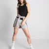 Maiou cu spate în formă de U, cu nervuri, din bumbac Maiou cu spate în formă de U, cu nervuri, din bumbac