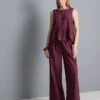 Maiou cu tiv peplum în dungi Maiou cu tiv peplum în dungi