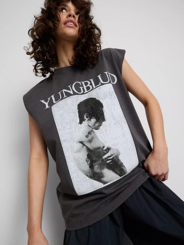 Maiou din bumbac cu imprimeu Yungblud Maiou din bumbac cu imprimeu Yungblud