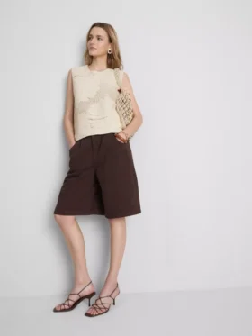 Maiou din tricot croșetat de la The Edit