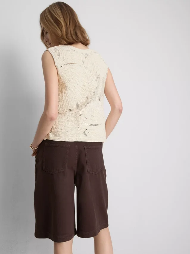 Maiou din tricot croșetat de la The Edit Maiou din tricot croșetat de la The Edit