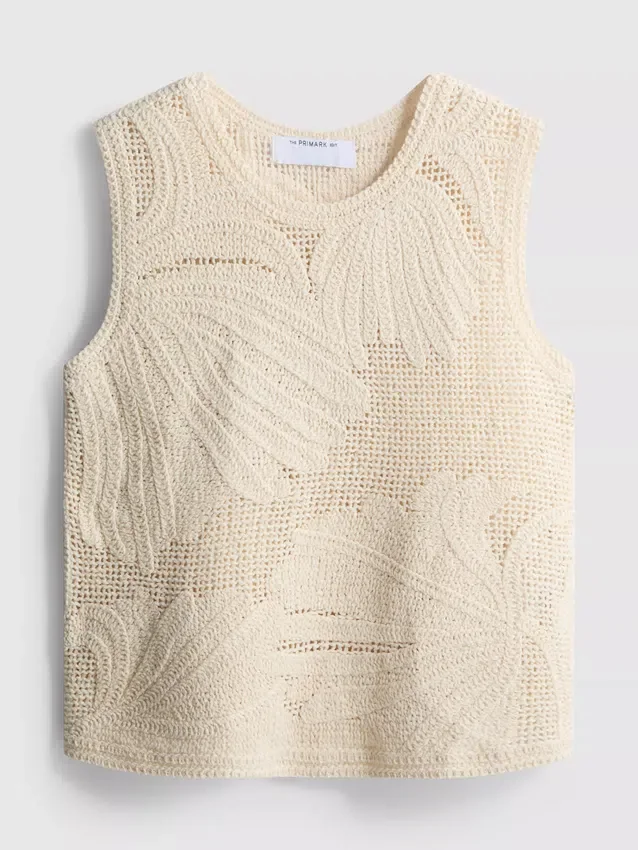 Maiou din tricot croșetat de la The Edit Maiou din tricot croșetat de la The Edit
