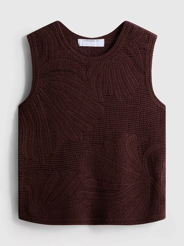 Maiou din tricot croșetat de la The Edit Maiou din tricot croșetat de la The Edit