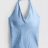 Maiou sport fără cusături, cu gât halter Maiou sport fără cusături, cu gât halter