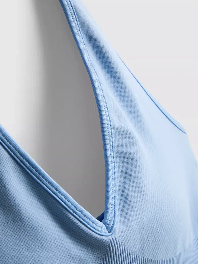 Maiou sport fără cusături, cu gât halter Maiou sport fără cusături, cu gât halter