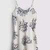 Mini-chemise imprimată în nuanțe de coral Mini-chemise imprimată în nuanțe de coral