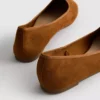 Încălțăminte de balet din piele de căprioară