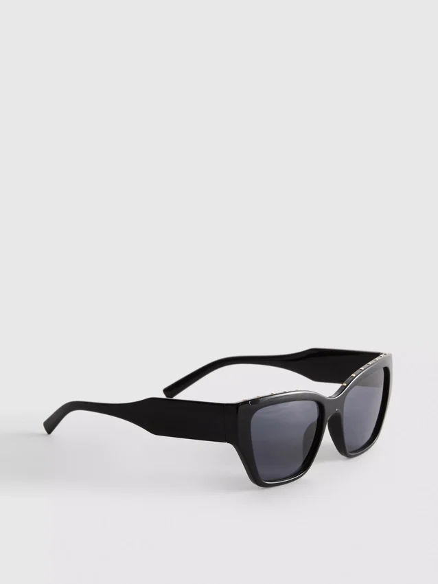 Ochelari de Soare „cat-eye” cu ținte Ochelari de Soare „cat-eye” cu ținte