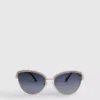 Ochelari de soare „cat eye” cu strasuri Ochelari de soare „cat eye” cu strasuri
