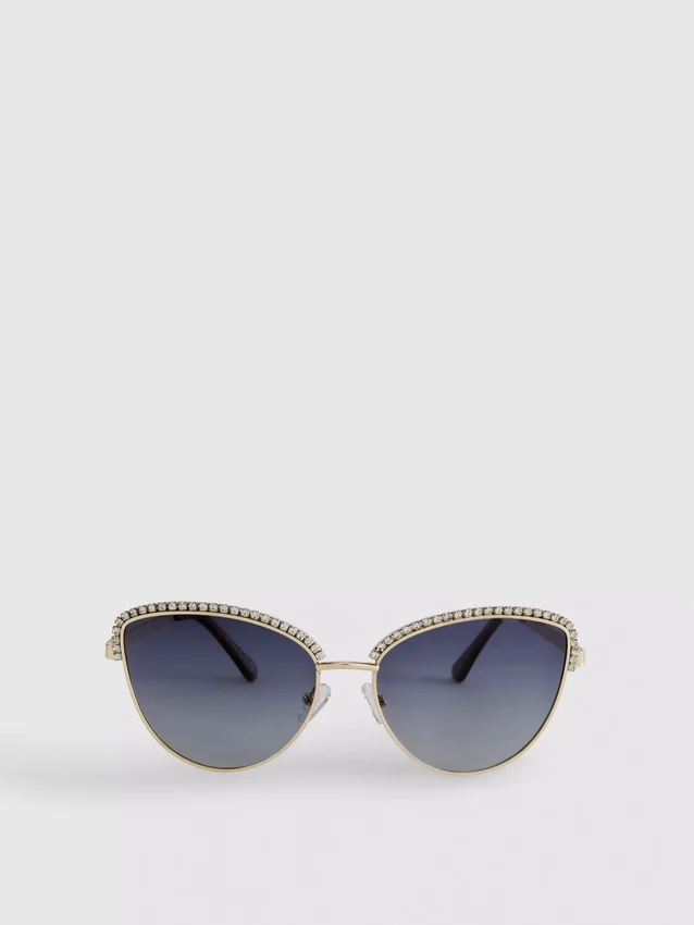 Ochelari de soare „cat eye” cu strasuri Ochelari de soare „cat eye” cu strasuri