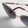 Ochelari de soare „cat eye” cu strasuri Ochelari de soare „cat eye” cu strasuri