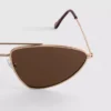 Ochelari de Soare cu ramă metalică în stil aviator Ochelari de Soare cu ramă metalică în stil aviator