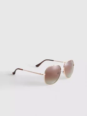 Ochelari de soare de tip aviator cu lentile colorate