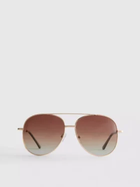Ochelari de soare de tip aviator cu lentile colorate