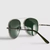 Ochelari de soare de tip aviator cu lentile colorate
