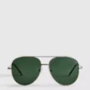 Ochelari de soare de tip aviator cu lentile colorate