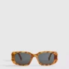 Ochelari de Soare dreptunghiulari cu ramă în model „tortoiseshell” Ochelari de Soare dreptunghiulari cu ramă în model „tortoiseshell”