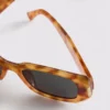 Ochelari de Soare dreptunghiulari cu ramă în model „tortoiseshell” Ochelari de Soare dreptunghiulari cu ramă în model „tortoiseshell”