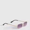 Ochelari de Soare dreptunghiulari din metal Ochelari de Soare dreptunghiulari din metal