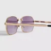 Ochelari de Soare dreptunghiulari din metal Ochelari de Soare dreptunghiulari din metal