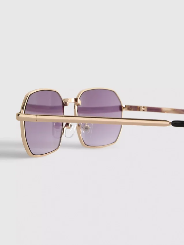 Ochelari de Soare dreptunghiulari din metal Ochelari de Soare dreptunghiulari din metal