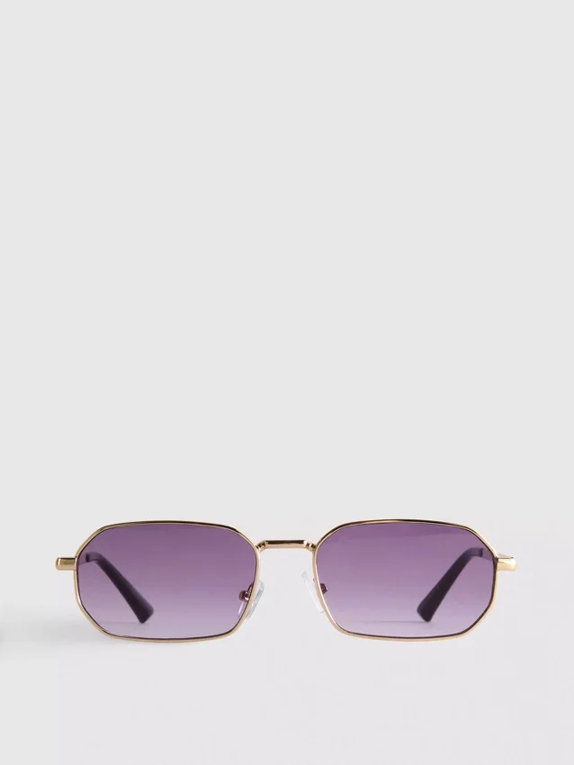 Ochelari de Soare dreptunghiulari din metal Ochelari de Soare dreptunghiulari din metal