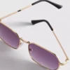 Ochelari de Soare dreptunghiulari din metal Ochelari de Soare dreptunghiulari din metal