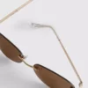 Ochelari de Soare fără ramă, cu lentile ovale