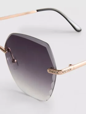 Ochelari de Soare fără ramă, pătrați, model Diamanta