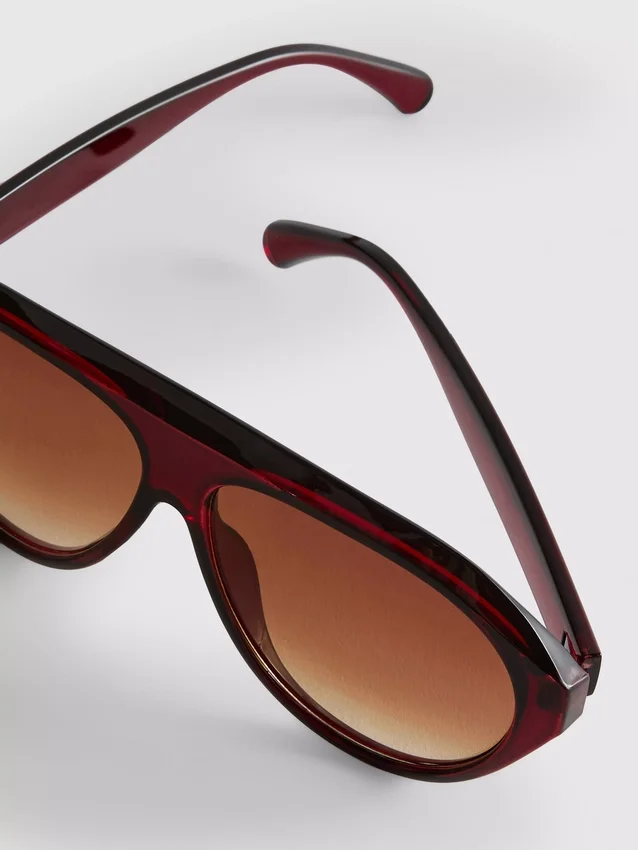 Ochelari de soare masivi în stil aviator Ochelari de soare masivi în stil aviator