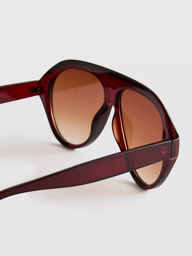 Ochelari de soare masivi în stil aviator Ochelari de soare masivi în stil aviator