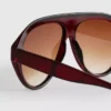 Ochelari de soare masivi în stil aviator Ochelari de soare masivi în stil aviator