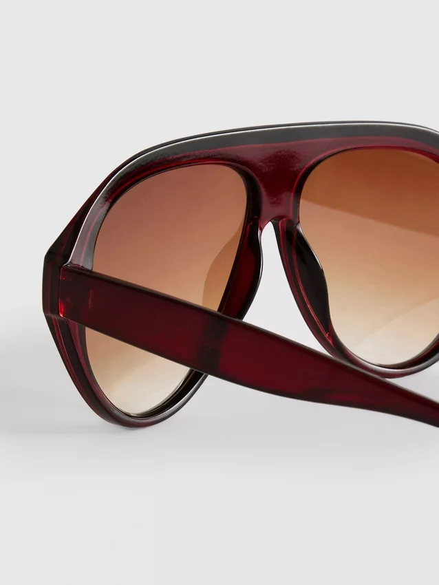 Ochelari de soare masivi în stil aviator Ochelari de soare masivi în stil aviator