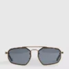 Ochelari de Soare metalici cu formă geometrică Ochelari de Soare metalici cu formă geometrică
