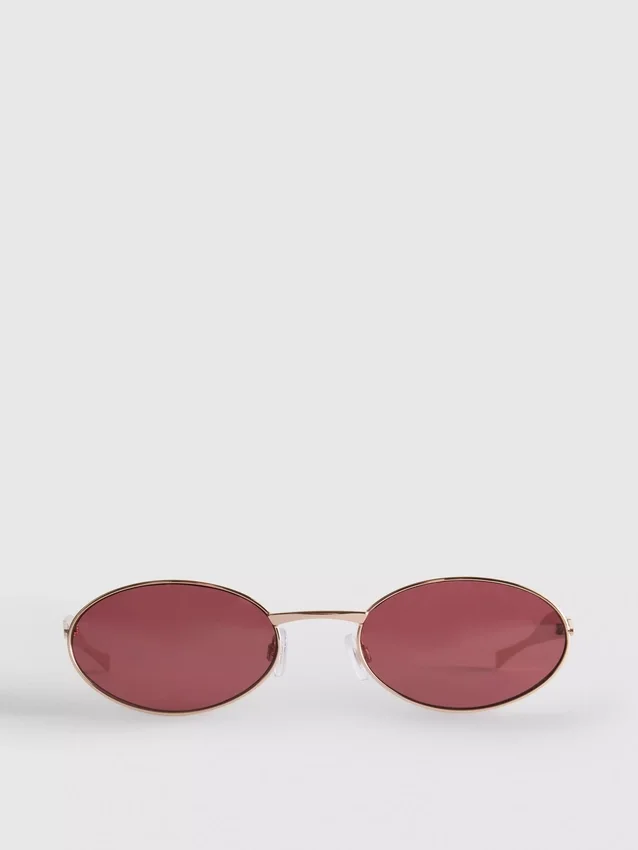 Ochelari de Soare ovali din metal Ochelari de Soare ovali din metal