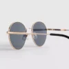 Ochelari de Soare rotunzi din metal Ochelari de Soare rotunzi din metal
