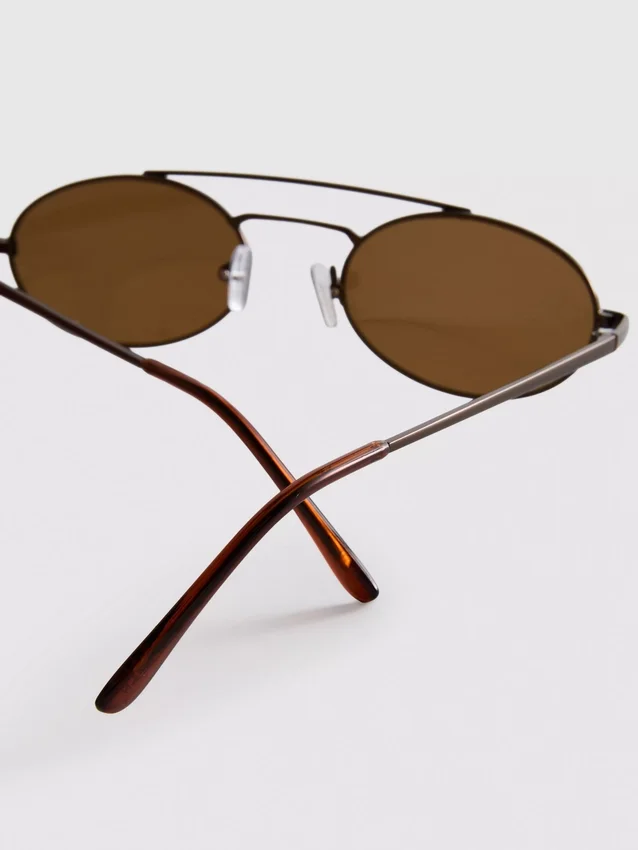 Ochelari de Soare rotunzi din metal Ochelari de Soare rotunzi din metal